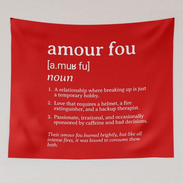 Item preview, Dictionary: Amour Fou (II) designed and sold by nature. electrified..