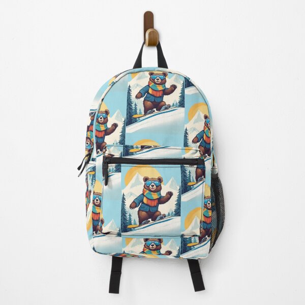 Item preview, Brown  Bear, Snowboard Bear, Snowboard, designed and sold by GOLDENGARDENART.