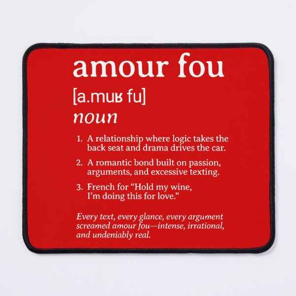 Item preview, Dictionary: Amour Fou (I) designed and sold by nature. electrified..