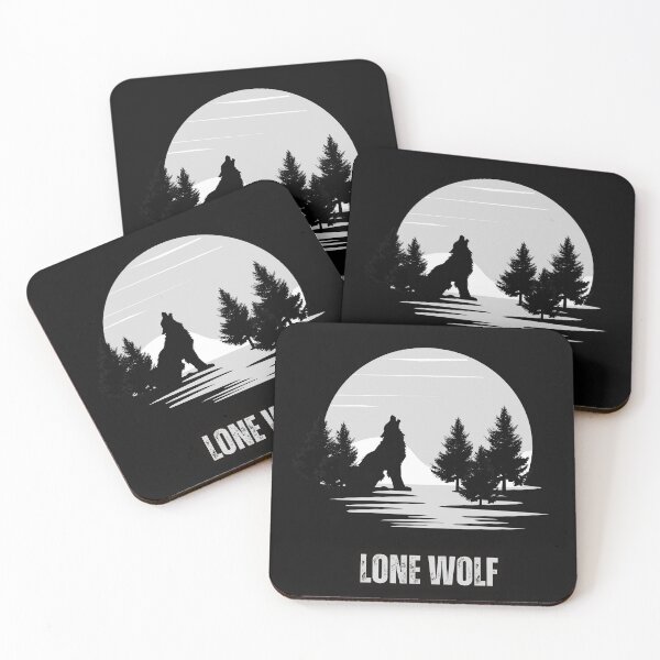 Item preview, lone wolf designed and sold by UniqueByMarko.