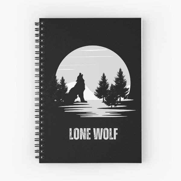Item preview, lone wolf designed and sold by UniqueByMarko.