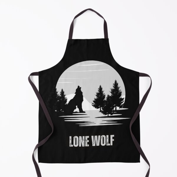 Item preview, lone wolf designed and sold by UniqueByMarko.