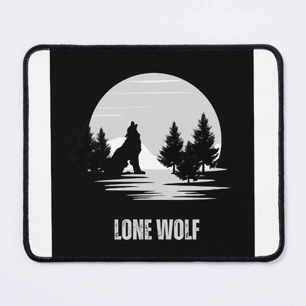Item preview, lone wolf designed and sold by UniqueByMarko.