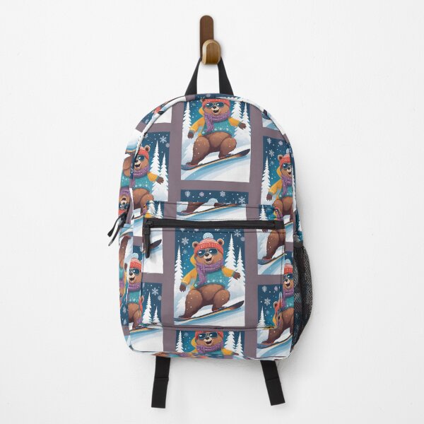 Item preview, Teddy Brown Bear, Snowboard Bear, Snowboard, designed and sold by GOLDENGARDENART.