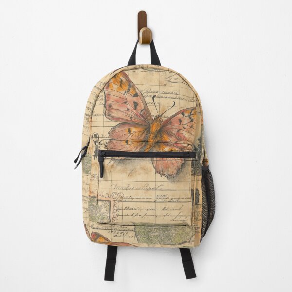Item preview, Butterfly on Vintage Paper. Retro design. designed and sold by Shoot-The-Moon.