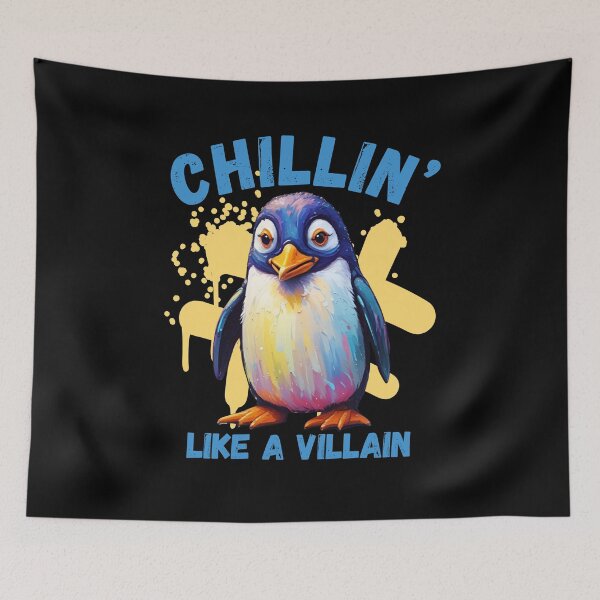 Item preview, Penguin Chillin’ Like a Villain designed and sold by pUNKnown.