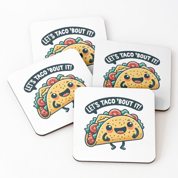 Item preview, Funny Taco Let's Taco 'Bout It Design designed and sold by ClothingByLenni.