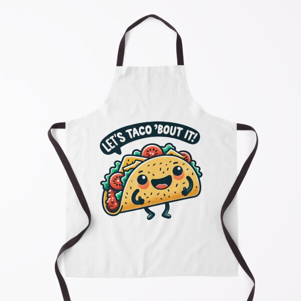 Item preview, Funny Taco Let's Taco 'Bout It Design designed and sold by ClothingByLenni.