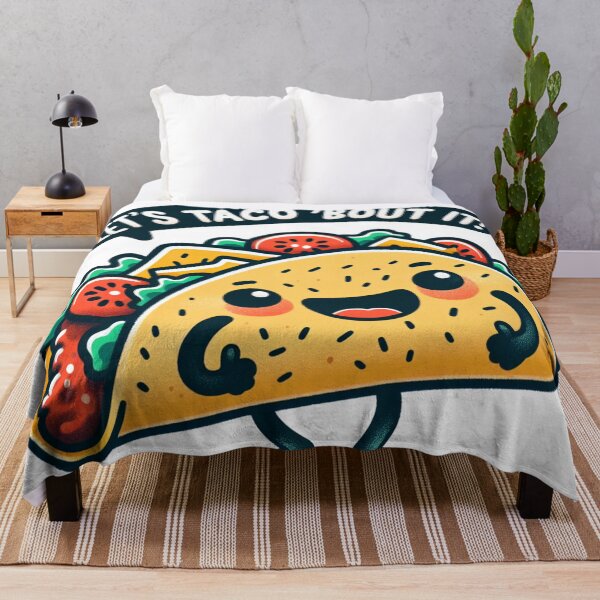 Item preview, Funny Taco Let's Taco 'Bout It Design designed and sold by ClothingByLenni.