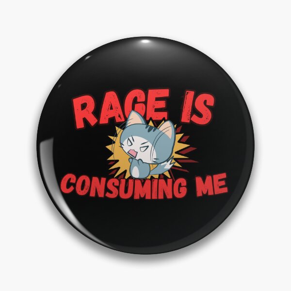 Item preview, Rage Is Consuming Me Cat designed and sold by ViViTulip.