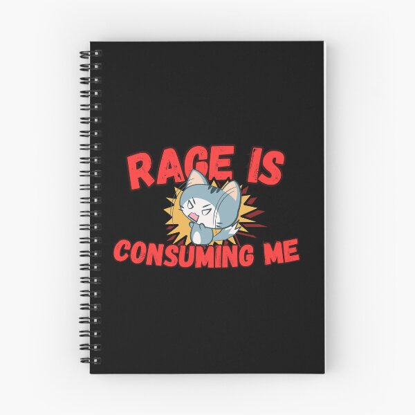 Item preview, Rage Is Consuming Me Cat designed and sold by ViViTulip.