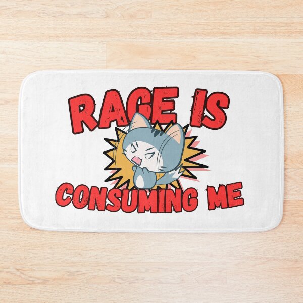 Item preview, Rage Is Consuming Me Cat designed and sold by ViViTulip.