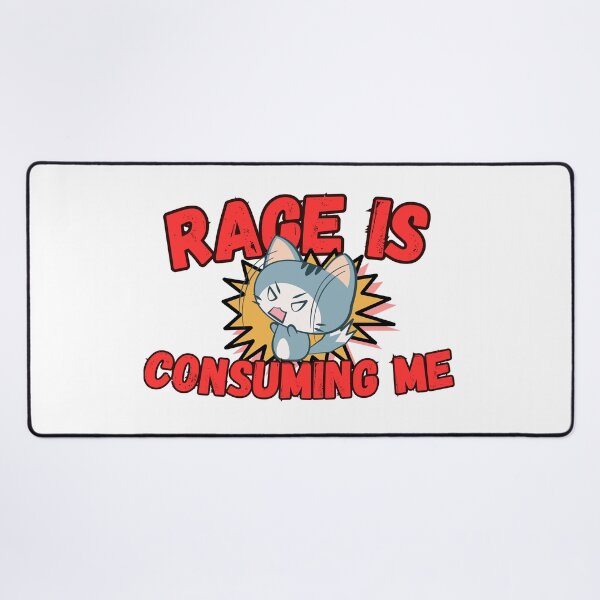 Item preview, Rage Is Consuming Me Cat designed and sold by ViViTulip.