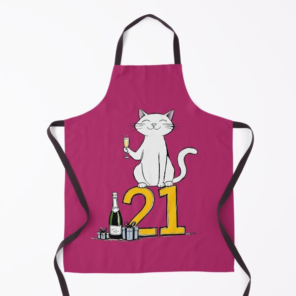 Item preview, 21st Birthday cat, Twenty-One years designed and sold by MiowandMolly.