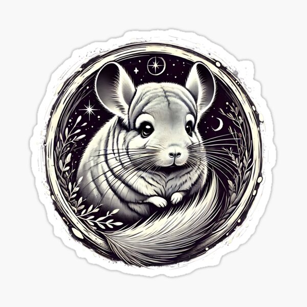 Artikel-Vorschau von Chinchilla-Kunst Nr. 10 | Chinchilla-Liebhaber, designt und verkauft von ksgraphics222.