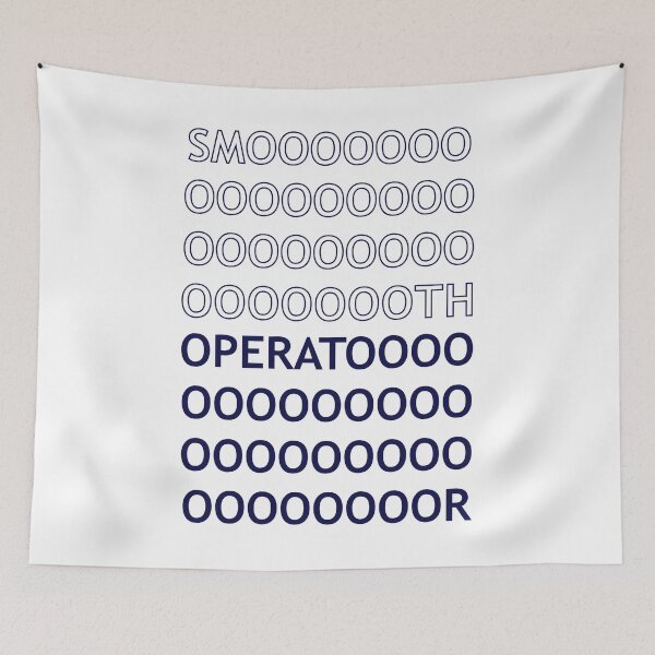 Item preview, SMOOTH OPERATOR (blue) designed and sold by Moonmagine.