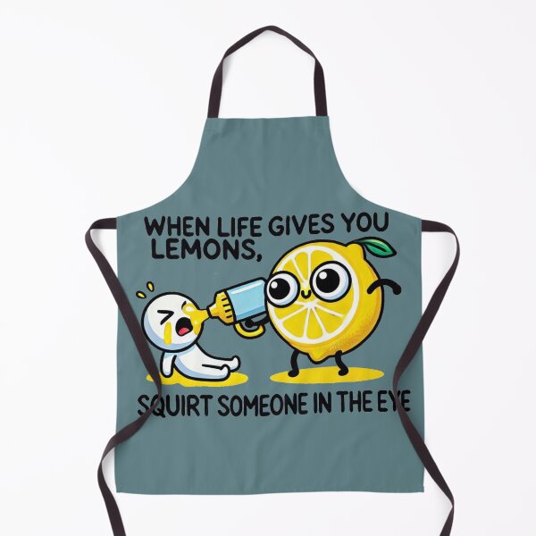 Item preview, Funny Motivational Quote, When Life Gives You Lemons, Squirt Someone in the Eye designed and sold by Kawaiidiss.