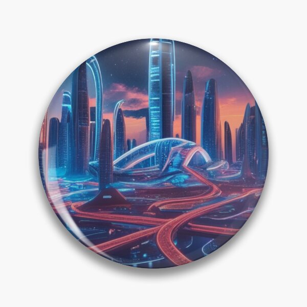 Item preview, Futuristic City 1 designed and sold by Markoni's Bazaar.
