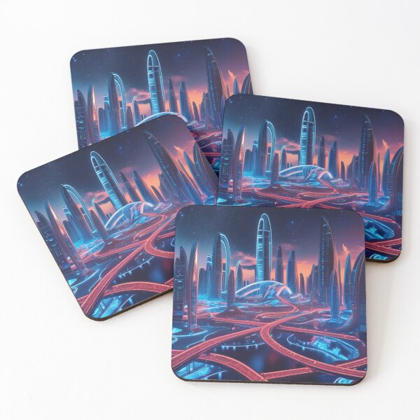 Item preview, Futuristic City 1 designed and sold by Markoni's Bazaar.