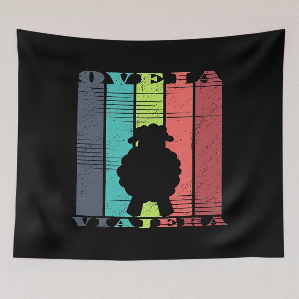Item preview, Traveler Sheep - Woman solo traveller - Spanish designed and sold by My-Queens-Store.