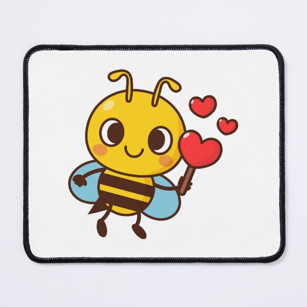 Item preview, Cute Bee cartoon hold heart, Boy Valentine's day designed and sold by NoeySmiley55.