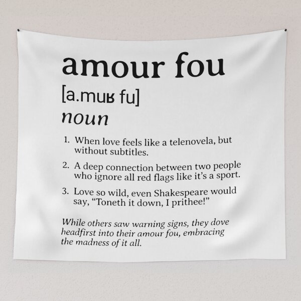 Item preview, Dictionary: Amour Fou (III) designed and sold by nature. electrified..