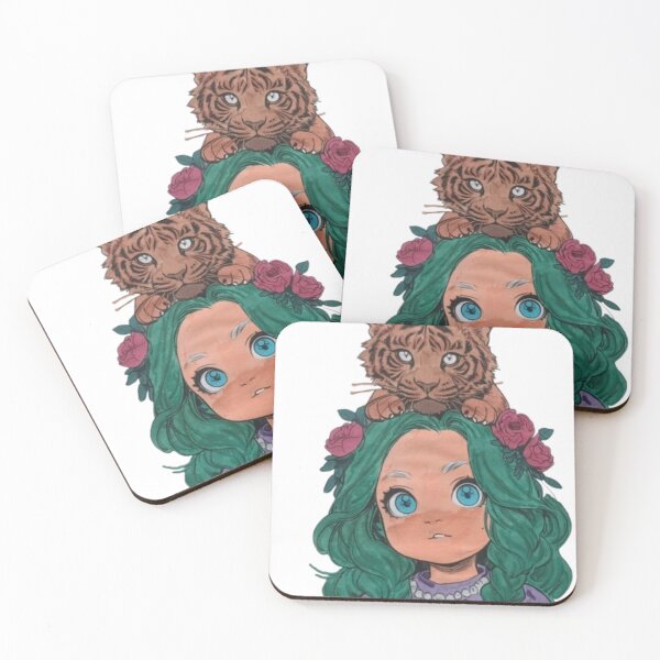 Item preview, Train the Tiger Adorable Girl designed and sold by LoveingShop.