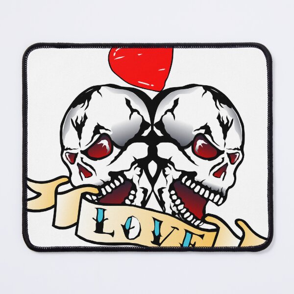 Item preview, skull love banner heart skull fantasy designed and sold by Achille3777.