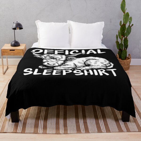 Item preview, Highland Cow Official Sleepshirt Cute Farm Animal designed and sold by PrintCrafting.