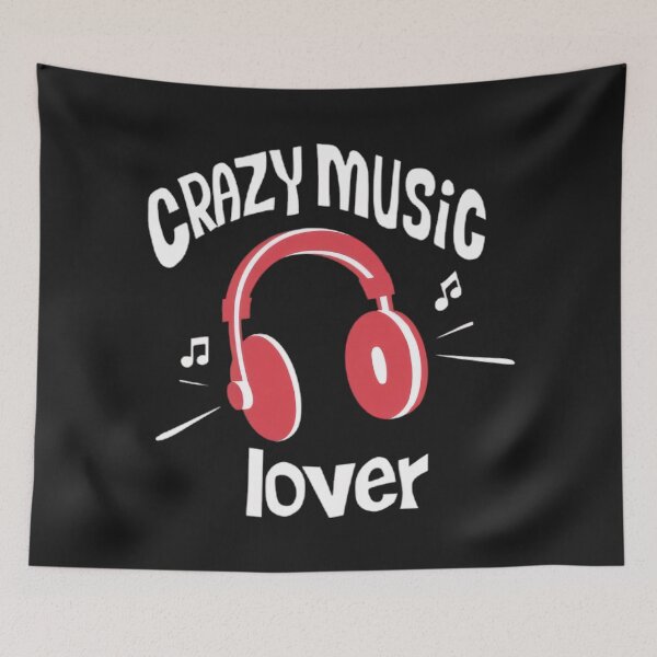 Item preview, Crazy music lover! designed and sold by BugiDesignArt.