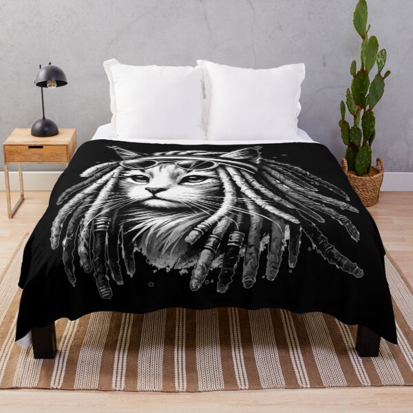 Item preview, Rasta Cat Monochromatic designed and sold by TomFrontierArt.
