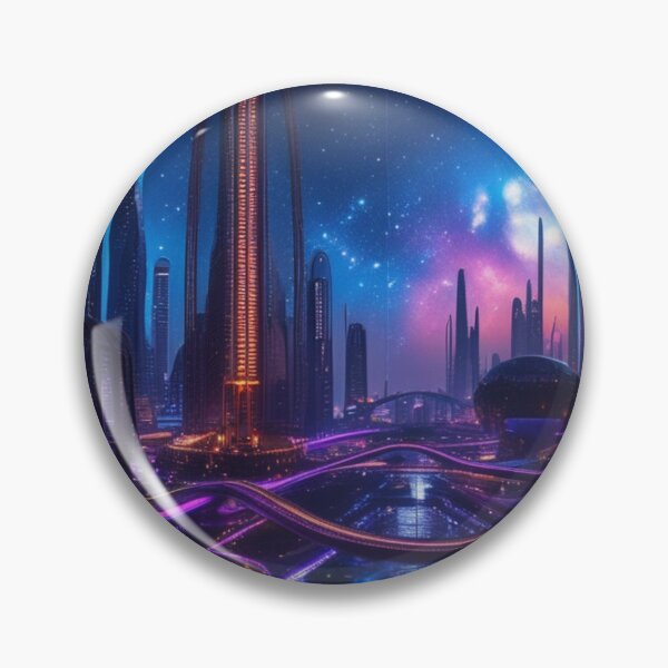Item preview, Futuristic City 3 designed and sold by Markoni's Bazaar.