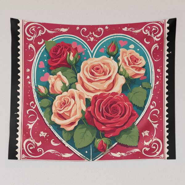 Item preview, Romance Imprinted Valentine Day Stamp designed and sold by Vintagestamps.