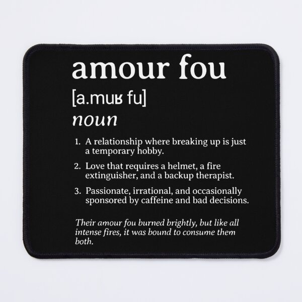 Item preview, Dictionary: Amour Fou (II) designed and sold by nature. electrified..