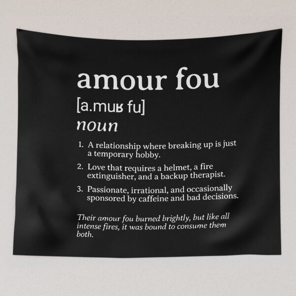Item preview, Dictionary: Amour Fou (II) designed and sold by nature. electrified..