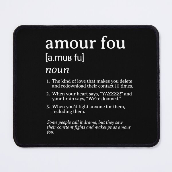 Item preview, Dictionary: Amour Fou (III) designed and sold by nature. electrified..