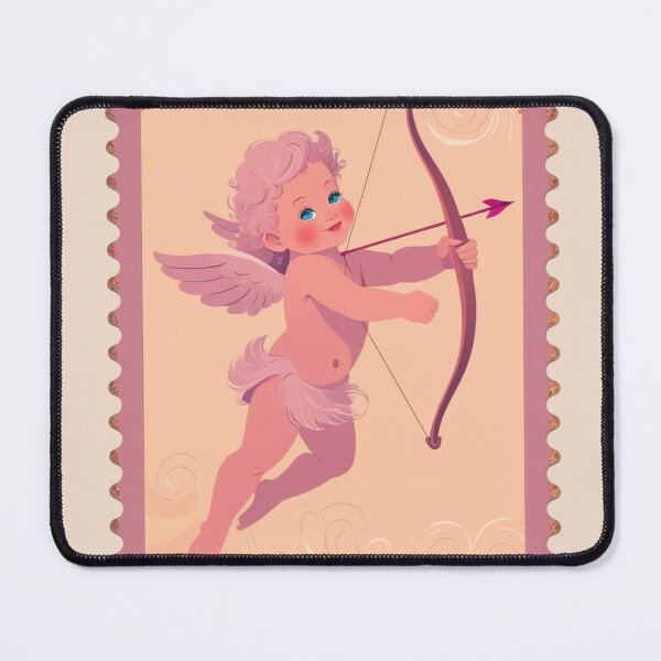 Item preview, Cupid Valentine Stamp designed and sold by MuseAI.