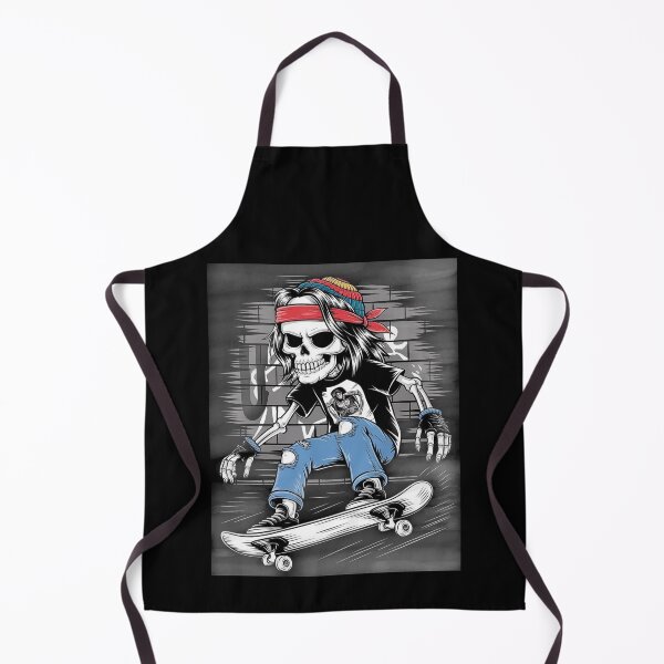 Item preview, Skater Skeleton Art - Edgy and Cool Skateboard Design designed and sold by love3617.