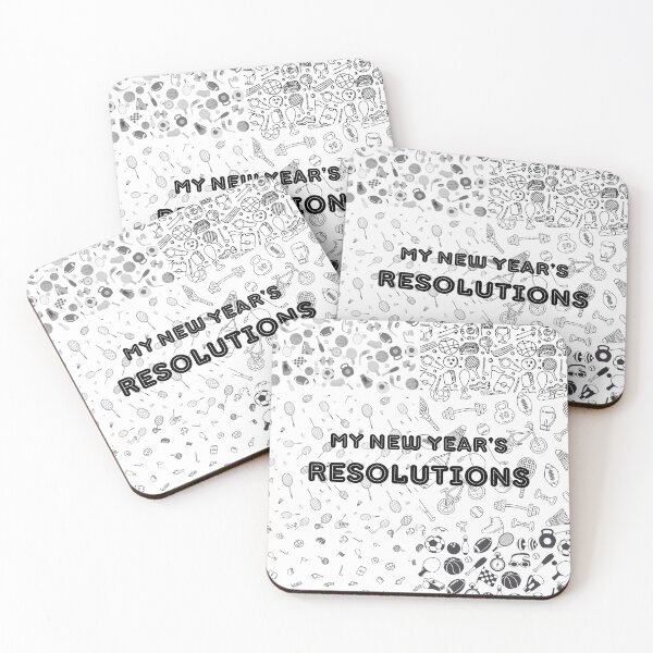 Item preview, My New Year's Resolutions Sport Design Perfect Gift for New Year's Planning And Sport Enthusiasts designed and sold by Fiboarty.