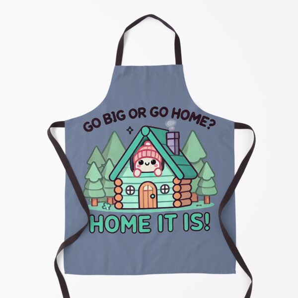 Item preview, Introverts Go Big or Go Home Kawaii Cabin in the Woods designed and sold by Kawaiidiss.