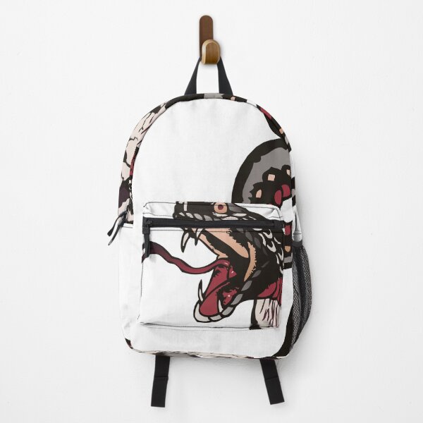 Item preview, pierced skull snake tattoo viper old school designed and sold by Achille3777.
