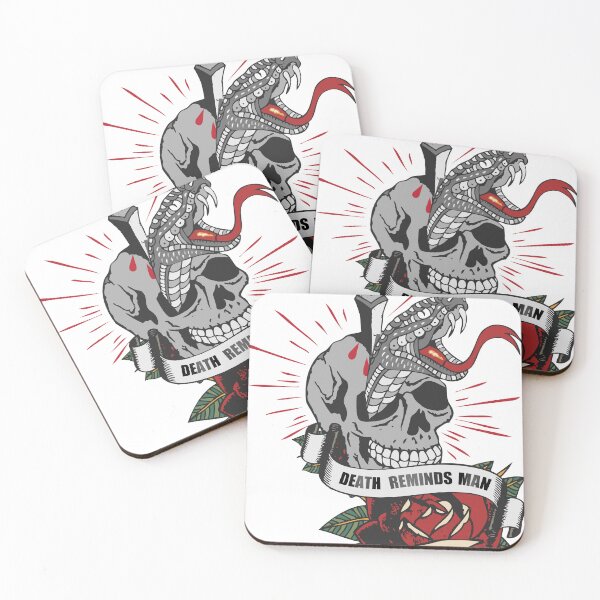 Item preview, tete de mort tattoo skulls old school crane death reminds man finitude designed and sold by Achille3777.
