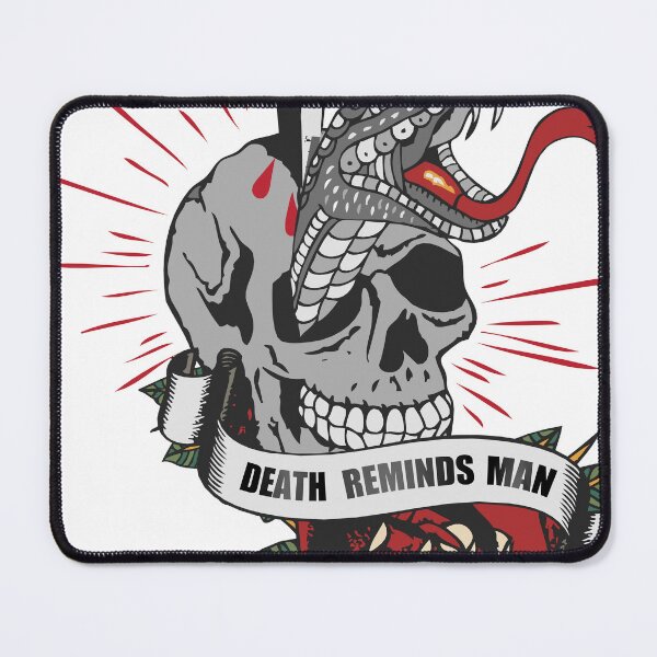 Item preview, tete de mort tattoo skulls old school crane death reminds man finitude designed and sold by Achille3777.