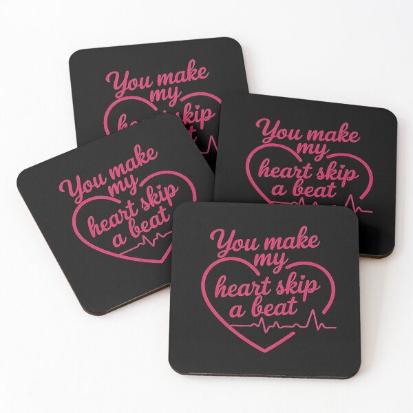 Item preview, You Make My Heart Skip A Beat – Valentine's Day designed and sold by thespecialtyhub.