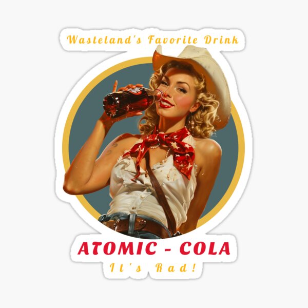 Vista previa del artículo con la obra «Camiseta La bebida favorita de Wasteland: Atomic Cola ¡Es genial!», diseñado y vendido por legendaryskins.