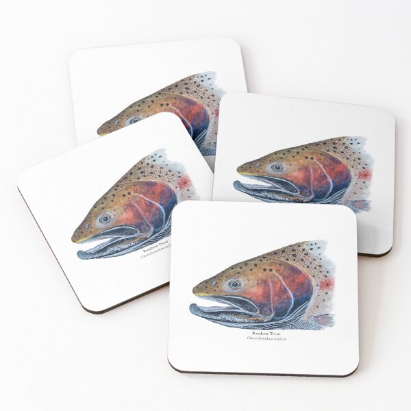 Item preview, Cypress River Rainbow Trout Painting designed and sold by Stephen Emms.
