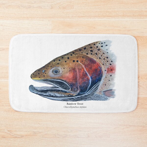 Item preview, Cypress River Rainbow Trout Painting designed and sold by Stephen Emms.