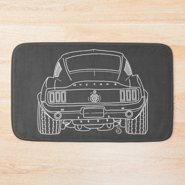 Item preview, Ford Mustang Lineart (White) designed and sold by SSR-art.