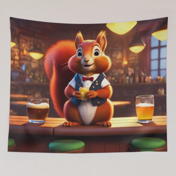 Item preview, Red Squirrel as a country pub landlord designed and sold by Colin Bentham.