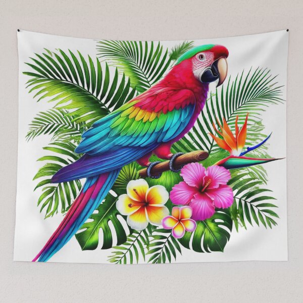 Item preview, Colorful Parrot: Tropical Vibes designed and sold by Nauert's.
